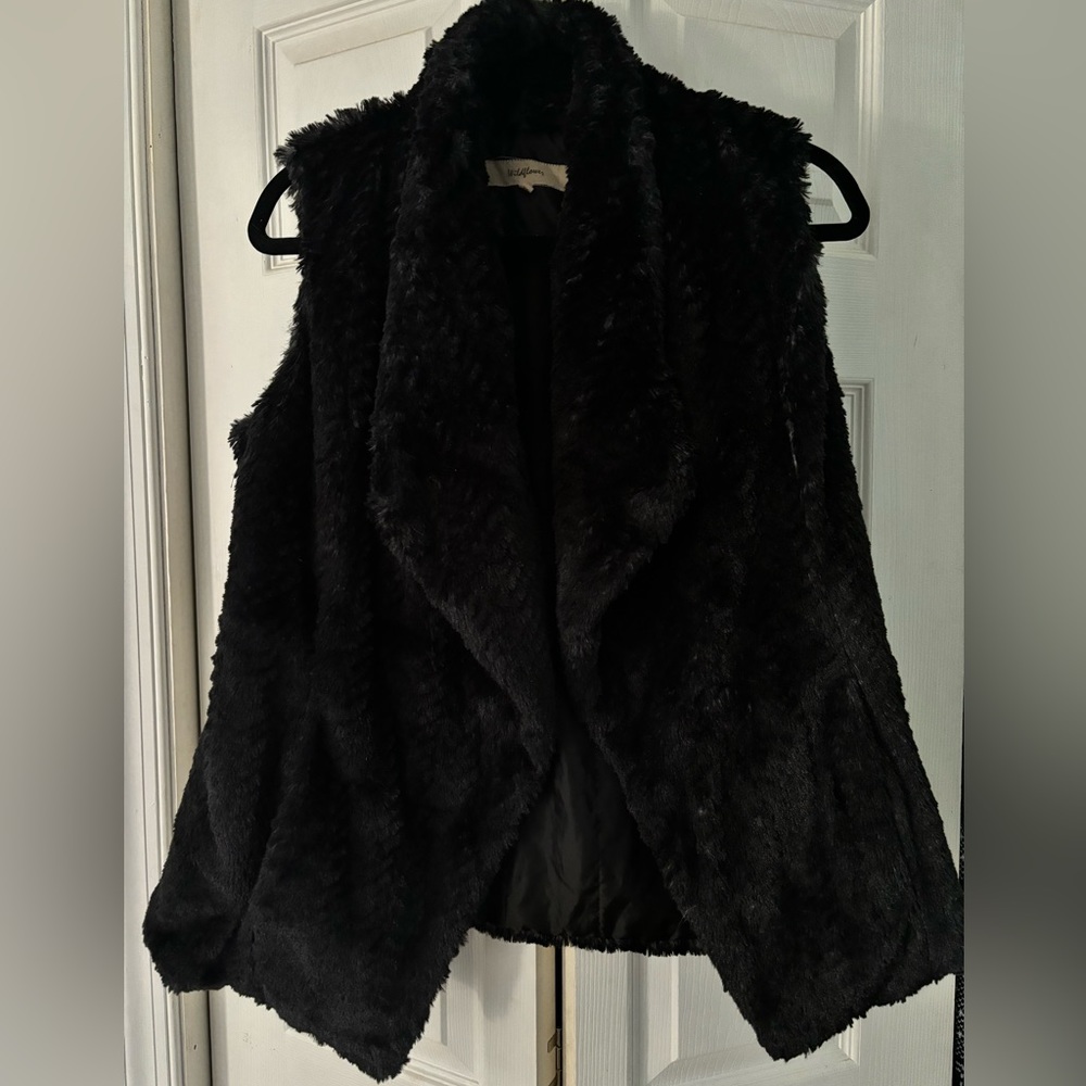 Wildflower Faux Fur Vest